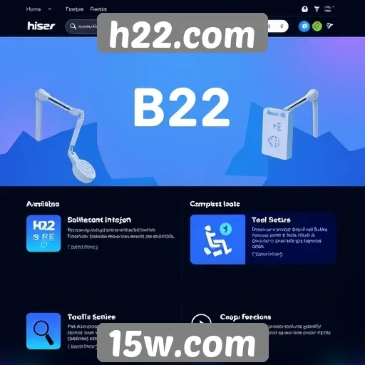 Acessibilidade e interface do h22.com são analisadas
